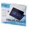 Dual Fan Adjustable Laptop Notebook Cooling Pad A2. 
