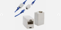 RJ45 CAT5e CAT6 Ethernet LAN Cable Coupler Plug Joiner Connector Extender. 