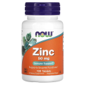 NOW Foods, Zinc, 50 mg, 100 Tablets. 