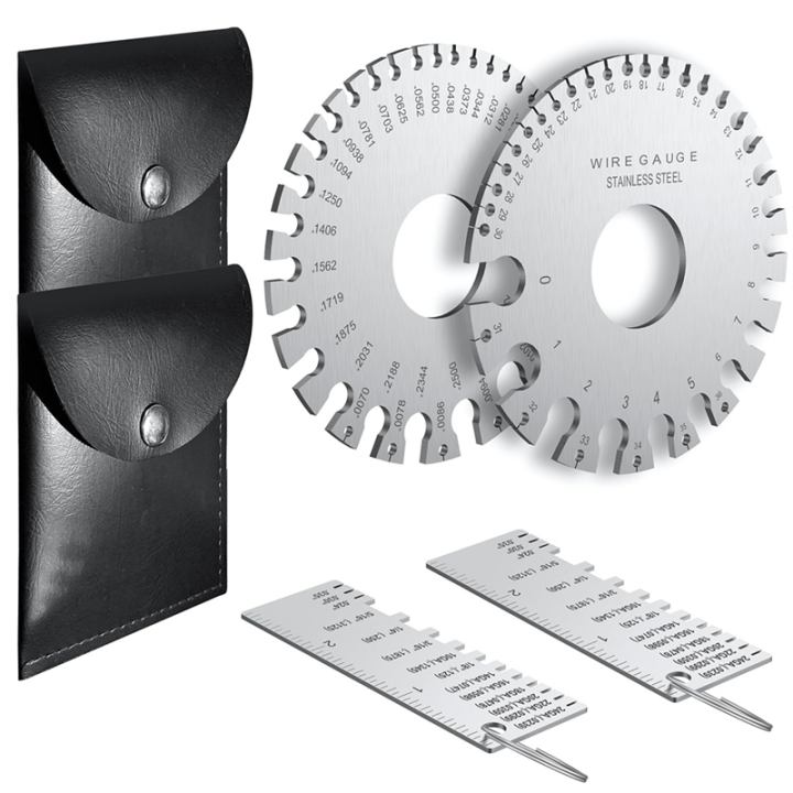Professional wire gauge measuring tool, metal gauge thickness tool B