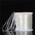 100m/roll 0.5-1.0mm Crystal Elastic Beading Thread Cord- DIY Necklace Bracelet Jewelry Making Accessories. 