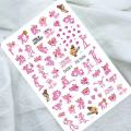 3D Anime Disney Mickey Mouse Set Series Nail Stickers Cartoon Animation Nail Art Decorations DlY Sliders For Nails Nail Products. 