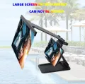 Phone Screen Magnifier Mobile Phone Screen Magnifier 12 Inch Amplifier HD Video Folding Design Magnifying Glass 3D Watch Movies Smartphone Holder Hands Free Watching Experience. 