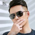 LouisWill Men Sunglasses Frog Mirror Classic Sunglasses Double Beam Frame UV400 Polarized Discoloration Sunglasses Eyewear Ultra Light Elastic Leg Anti Glare Glasses Outdoor Sports Driving Sunglasses. 