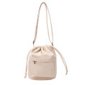 2024 New Women Bag Middle Shoulder Bag Korean Style Drawstring Bucket Bag Casual Light Youth Crossbody Bag Whole Sale. 