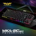 ARMAGGEDDON MKA-2C NEO PSYCHRAVEN GAMING KEYBOARD BLACK (RED SWITCH). 