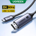 UGREEN USB C to HDMI Cable 4K 60HZ USB Type C Thunderbolt 3 HDMI Adapter Braided Cord Compatible for MacBook Pro, MacBook Air, iPad Pro, Samsung Galaxy S20 S10 Note 9. 