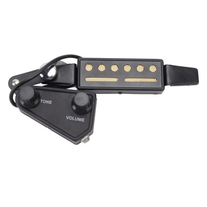Acoustic%20Guitar%20Soundhole%20Pickup,%20Professional%20Volume%20Control%20Guitar%20Soundhole%20Pickup%20Black%20Tone%20Control%20for%20Replacement%20-%20Image%203