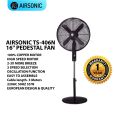 Airsonic 16" High Speed Stand Fan (Black) 2-3x More Breeze. 