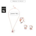 Yfashion 3 Pcs/set Women Luxury Opal Fashion Wedding Jewelry Set. 