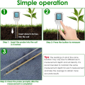 3in1 Soil PH Meter PH Tester withBacklit LCD forPlants Dual Probe Digital Soil Meter ForLawn. 
