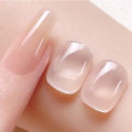 BORN PRETTY Jelly Nude Gel Nail Polish 10ml Light Pink Peach Translucent Color UV Light Cure Gel Varnish Nail Art DIY at Home. 