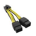 Dual 8Pin to 8Pin Power Graphics Card Power Cord Cable for , A. 