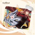 【FOOT SOFA】Hobby Genshin Impact Anime Mousepad Non-slip Cartoon Wanderer Keqing Nahida Waterproof Mouse Pad Anti-slip Office Home. 