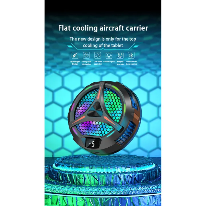 KOKKO%20X42%20Cell%20Phone%20Cooler%20Fan%20With%20Temperature%20Digital%20Display%20Cooler%20Customized%20RGB%20Lighting%20Semiconductor%20Heatsink%20Cooling%20-%20Image%208
