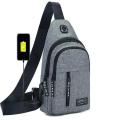 Crossbody Sling Bag, Waterproof Sling Backpack Bag with USB Charging Port, Multipurpose Shoulder Bag Travel Hiking Bag. 