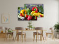 3D Wall Art High Quality Wood Framed Home Decor Kitchen (4 feet) - Fruit. 