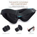 JM 3D Stereoscopic Eye Mask Memory Cotton Sleep Eye Mask Travel Business Trip Nap Shading Eye Mask Eye Cover Patch. 