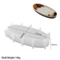 Mould For Candle And Flower Pot Wax Box Tray Mold Silicone Candle Mold Oval Cement Plaster Flower Pot Mold Concrete Wax Box Tray Mold. 