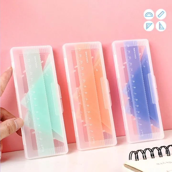 Paper Ruler For Class Set Long Lasting Student Back To School Ruler Set Minimalist Design ...