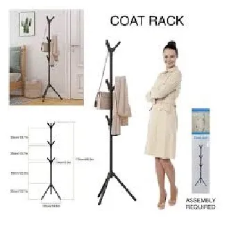 Coat Rack Entrance Storage Hanger Easy Assembly | Daraz.lk