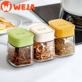 Kitchen seasoning jar salt jar seasoning box seasoning bottle combination set oil pot seasoning jar glass box home. 