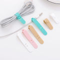 4Pcs Silicone Earphone Cable Winder Desktop Data Line Wire Cord Holder Organizer. 
