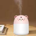 250ML Mini White Ultrasonic Air Humidifier Romantic Light USB Essential Oil Diffuser Car Purifier Aroma Anion Mist Maker. 