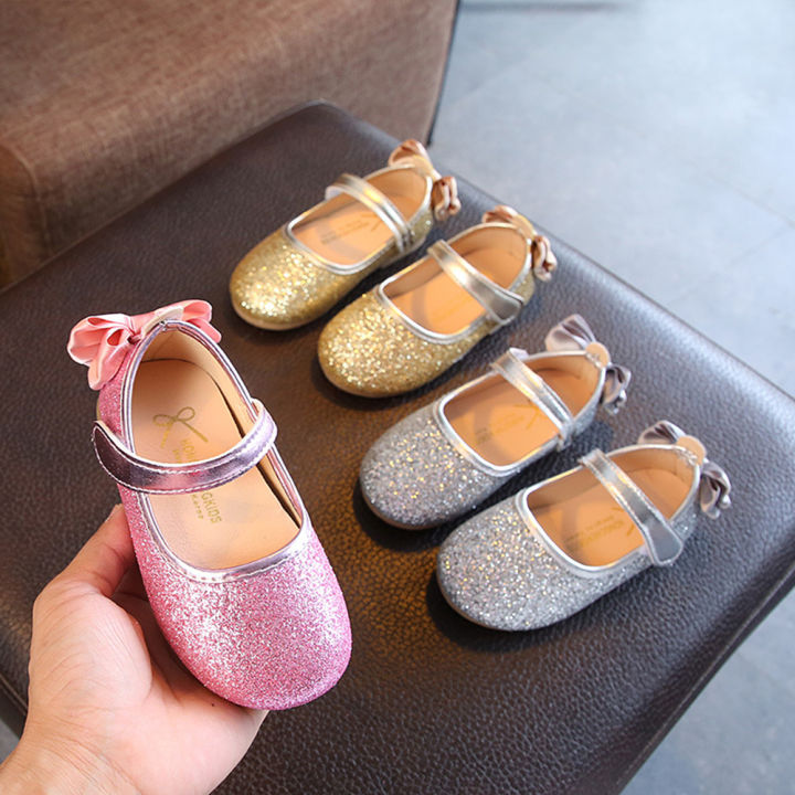 Yfashion%20irls%20Sandals%20Bright%20Leather%20Bow%20Elegant%20Princess%20Flat%20Shoes%20Single%20Sandals%20-%20Image%203