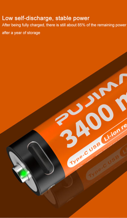 PUJIMAX%204%20pcs%20type%20c%20usb%20rechargeable%20battery%201.5v%20li%20ion%20aa%20lithium%20battery%20usb%20c%20rechargeable%20aa%20batteries%20charger%20with%20cable%20-%20Image%206