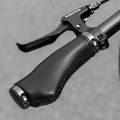 WEST BIKING Ultra Fine Fiber Leather Mountain Bike Handlebar Short/long Bike Grip Handlebar End Anti Slip Aluminum Lock. 