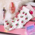 Women Socks Korea Kawaii Design Strawberry Milk Cow Harajuku Funny Sweet Cotton Happy Socks Women Novelty Girls Christmas Gifts. 