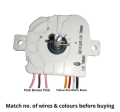 Washing Machine Timer Damro 7 Wire Long Shaft. 