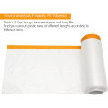 4 Rolls Plastic Sheeting 4.9X65.5Ft for Automotive Painting Covering. 