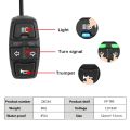 bike modified parts Electric Bike Scooter Light Switch Ebike Lamp and Horn Switch for Motorcycle Button with Turn Signal Ebike Accessories 12V-84V. 