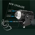 Mini Driving Light LED Projector Lens Motorcycle Headlight ATV Scooter for Auxiliary Spotlight Lamp. 