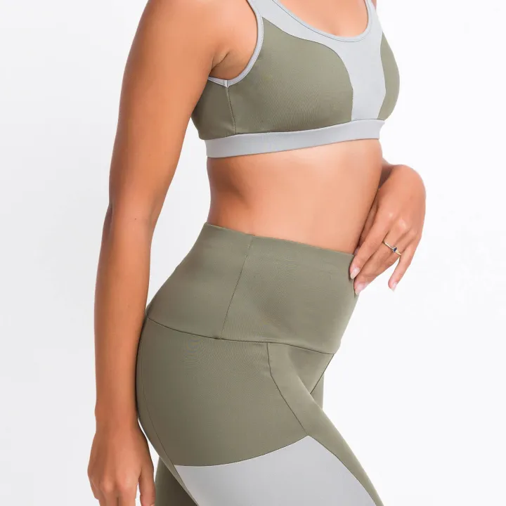 Contrast workout legging - sport wear