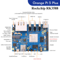 For Orange Pi 5 Plus 16GB RAM Single Board Computer RK3588 PCIE Module External Wifi6 Pi5 Plus Demo Development Board. 