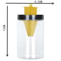 Outdoor Hanging Fly Trap Bottles Reusable Fly Killer Trap Fruit Bee Fly Trap Killer Non-Toxic And Non-Hazardous B-1-17-800 L. 
