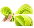 2Pc Silicone Oven Mitts Heat Resistant Gloves Tray Dish Holder Anti-slip Pot Mitten Finger Protector Cooking Baking Tools. 
