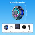 DoomHot 2 In 1 Phone Cooler Mobile Phone Gaming Fast Cooling And Heat Dissipation Live Streaming Mobile Game Phone Heat Sink Mobile Phone Cooler RGB Lighting Radiator. 