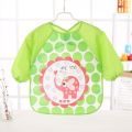 【HOT】 Cute Baby Bibs Waterproof Long Sleeve Apron Children Feeding Smock Bib Burp Painting Drawing Soft Toddler Clothing Bandana Bibs. 