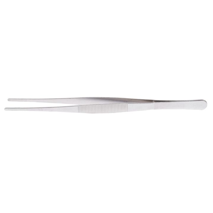 Hospital%20Home%20Stainless%20Steel%20Straight%20Tweezers%20Forceps%20Handy%20Tool%209.6"%20Long%20-%20Image%203