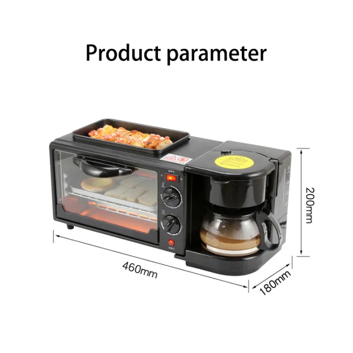 SOKANY%203%20In%201%20Multi%20Function%20Breakfast%20Maker%20Machine%20220V%201250W%20With%20Electric%20Oven%20Drip%20Coffee%20Maker%20Frying%20Tray%20Tea%20Pot%20Home%20Appliance%20-%20Image%202