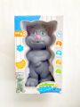 Intelligent Talking TOM CAT Black and White - Talk to Tom It will repeat your words Completely in a Funny Way. 