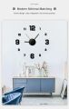 Creative Frameless DIY Wall Clock Wall Decal Home Silent Clock Living Room Office Wall Decoration. 