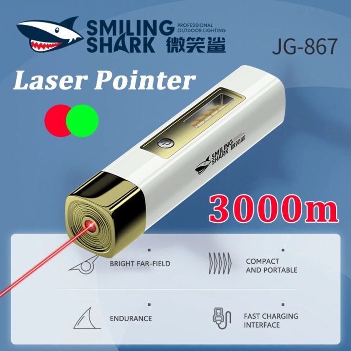 3000 Meters Powerful Laser Pointer Green/Red Dot Laser Pointer Flashlight Torch for Cats Dogs Exercise Training Funny Pet Toys