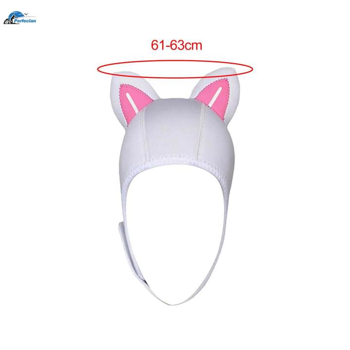 Scuba%20Diving%20Hood%20Cap%203mm%20Neoprene%20Hood%20Headgear%20Head%20Cover%20Thermal%20White%20Pink%20-%20Image%207
