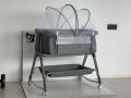 Modern Newborn Cot Portable Infant Bedside Sleeper Foldable Cradle Bed Crib Swing Baby Bassinet |AT 0552 |Blackito. 