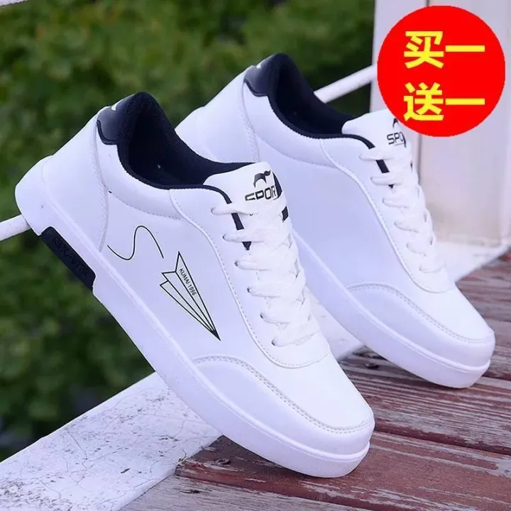 Summer%20White%20Shoes%20Men's%20Korean-Style%20Trendy%20Wild%20Sneakers%20Men's%20Sports%20Casual%20Shoes%20Boys'%20Shoes%20Breathable%20Student%20Shoes%20-%20Image%205
